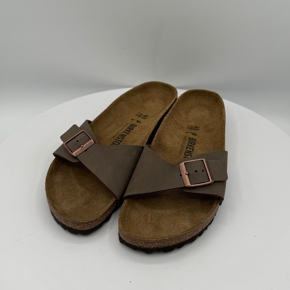 Birkenstock Shoes - BIRKENSTOCK MADRID SLIP ON SANDAL SIZE EU 40 COLOR Mocha Birkibuc NEW